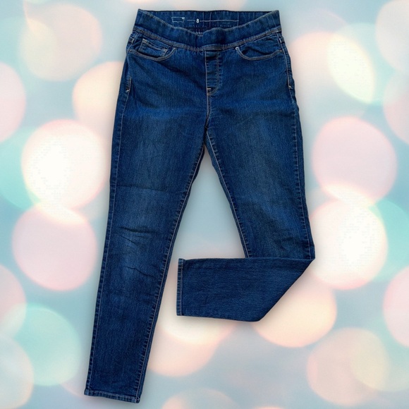 Levi’s Women’s Elastic Wait Pull On Denim Skinny Jeans Size 8 - Picture 2 of 5
